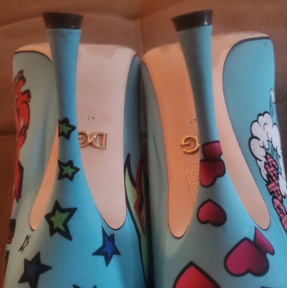 💯Rare Dolce & Gabbana Comic Book Booties - Picture 7 of 16